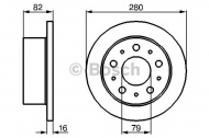 Тормозной диск BOSCH 0 986 479 066