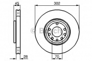 Тормозной диск BOSCH 0 986 479 076