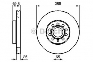 Тормозной диск BOSCH 0 986 479 088