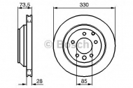Тормозной диск BOSCH 0 986 479 095