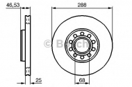 Тормозной диск BOSCH 0 986 479 157