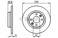 Тормозной диск BOSCH 0 986 479 164