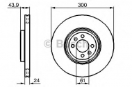 Тормозной диск BOSCH 0 986 479 209
