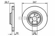 Тормозной диск BOSCH 0 986 479 260