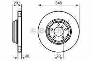 Тормозной диск BOSCH 0 986 479 265