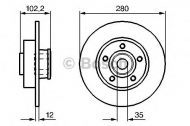 Тормозной диск BOSCH 0 986 479 271