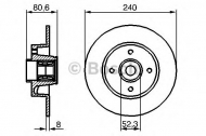Тормозной диск BOSCH 0 986 479 278