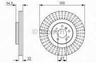 Тормозной диск BOSCH 0 986 479 329