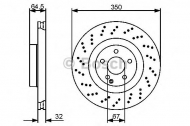 Тормозной диск BOSCH 0 986 479 412