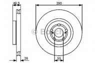 Тормозной диск BOSCH 0 986 479 423