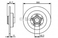 Тормозной диск BOSCH 0 986 479 445