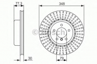 Тормозной диск BOSCH 0 986 479 584