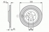 Тормозной диск BOSCH 0 986 479 591