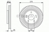 Тормозной диск BOSCH 0 986 479 604