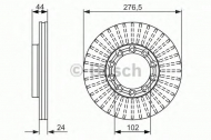 Тормозной диск BOSCH 0 986 479 609