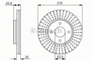 Тормозной диск BOSCH 0 986 479 637