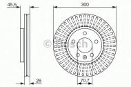 Тормозной диск BOSCH 0 986 479 644