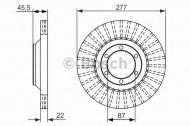 Тормозной диск BOSCH 0 986 479 702