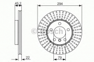 Тормозной диск BOSCH 0 986 479 725