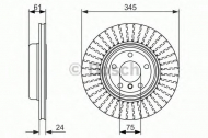 Тормозной диск BOSCH 0 986 479 729