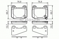 Комплект тормозных колодок BOSCH 0 986 494 229