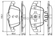 Комплект тормозных колодок BOSCH 0 986 494 342