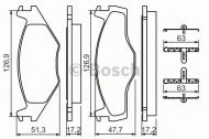 Комплект тормозных колодок BOSCH 0 986 494 057