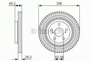 Тормозной диск BOSCH 0 986 479 768