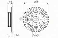 Тормозной диск BOSCH 0 986 479 770
