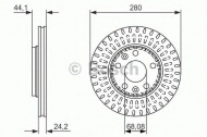 Тормозной диск BOSCH 0 986 479 777