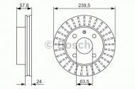 Тормозной диск BOSCH 0 986 479 836