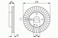 Тормозной диск BOSCH 0 986 479 842