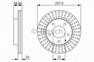 Тормозной диск BOSCH 0 986 479 844