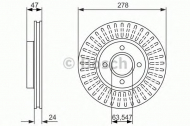 Тормозной диск BOSCH 0 986 479 864