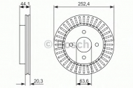 Тормозной диск BOSCH 0 986 479 887