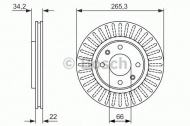 Тормозной диск BOSCH 0 986 479 890