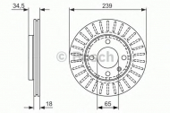 Тормозной диск BOSCH 0 986 479 891