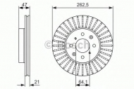 Тормозной диск BOSCH 0 986 479 896