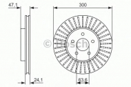 Тормозной диск BOSCH 0 986 479 899