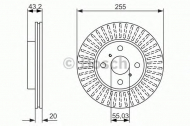 Тормозной диск BOSCH 0 986 479 927