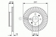 Тормозной диск BOSCH 0 986 479 962
