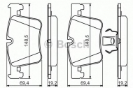 Комплект тормозных колодок BOSCH 0 986 494 487