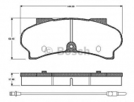 Комплект тормозных колодок BOSCH 0 986 TB2 055