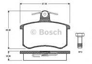 Комплект тормозных колодок BOSCH 0 986 TB2 073