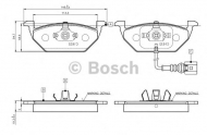 Комплект тормозных колодок BOSCH 0 986 TB2 314