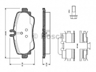 Комплект тормозных колодок BOSCH 0 986 TB2 322