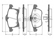 Комплект тормозных колодок BOSCH 0 986 TB2 335