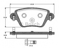 Комплект тормозных колодок BOSCH 0 986 TB2 383