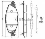 Комплект тормозных колодок BOSCH 0 986 TB2 398