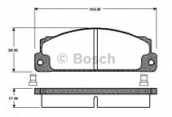 Комплект тормозных колодок BOSCH 0 986 TB2 479
